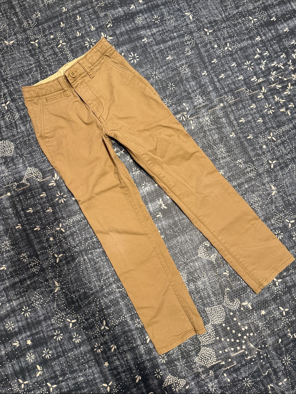Gap 7 Slim Kids Uniform Stretch Straight Khakis